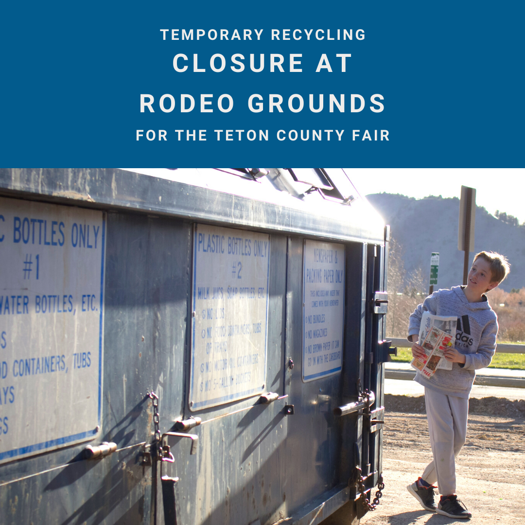 Recycling Bins Removed for Teton County Fair
