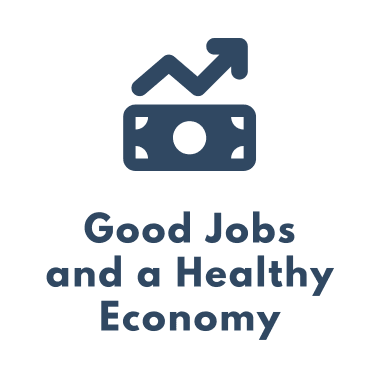 Good jobs and a health economy